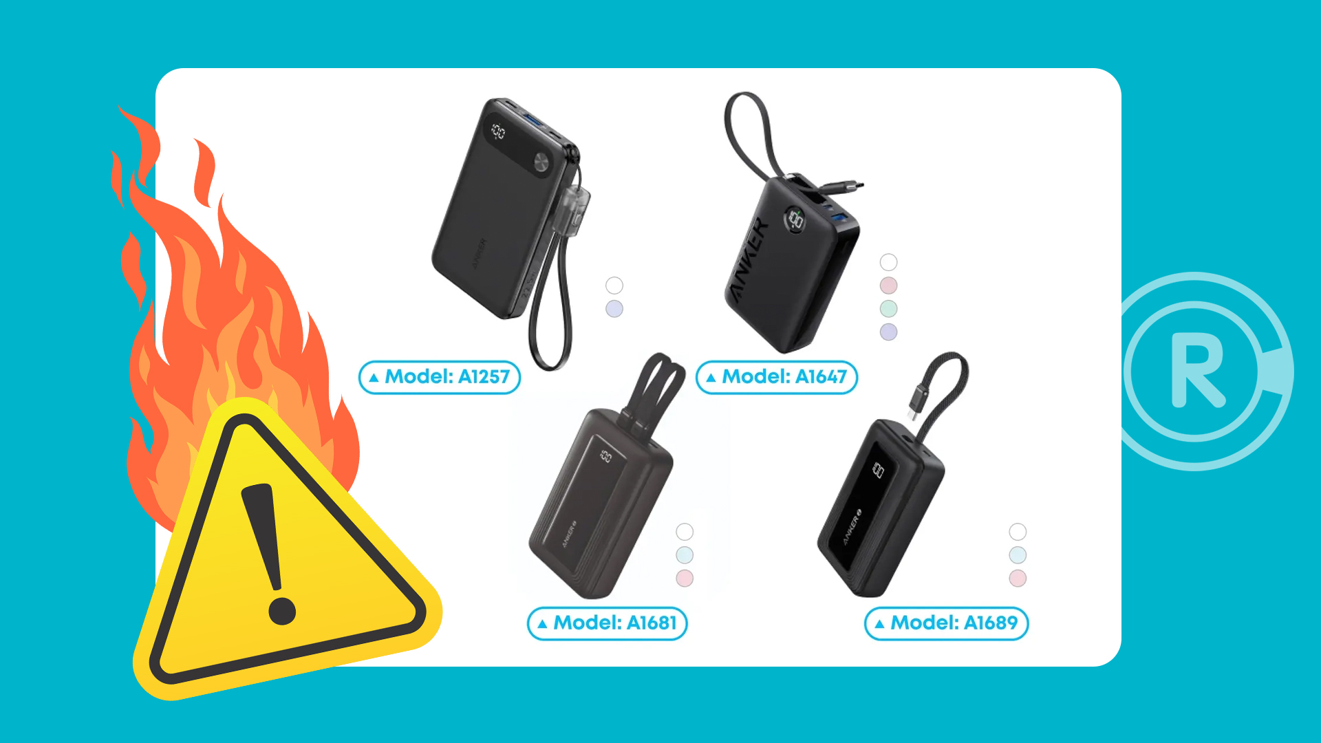 Terugroepactie Powerbanks