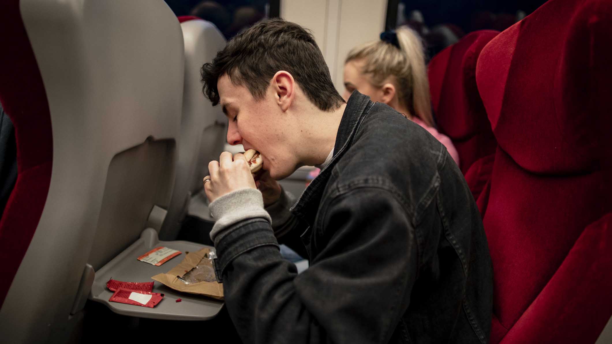 Eten in De Trein Eten in De Trein