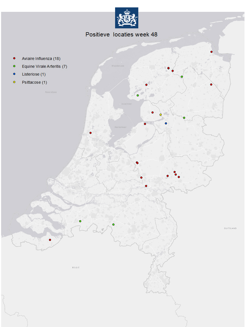 Dierziektenkaart Dierziektenkaart