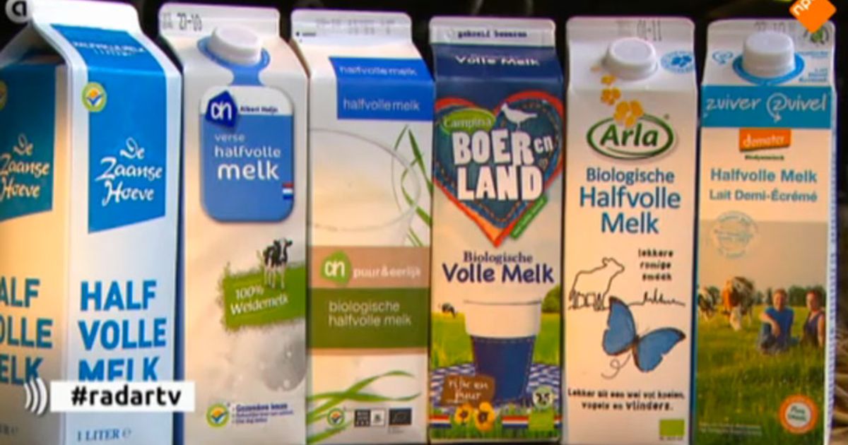 Drink jij melk uit de supermarkt? Let dan hierop
