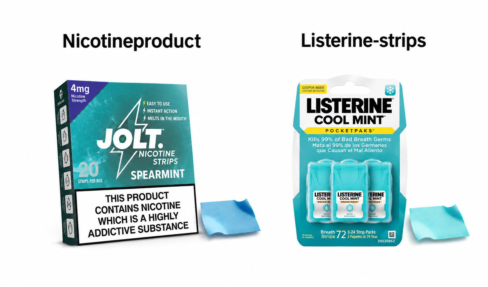 Nicotineproduct En Listerine Strips Vergelijken Nicotineproduct En Listerine Strips Vergelijken