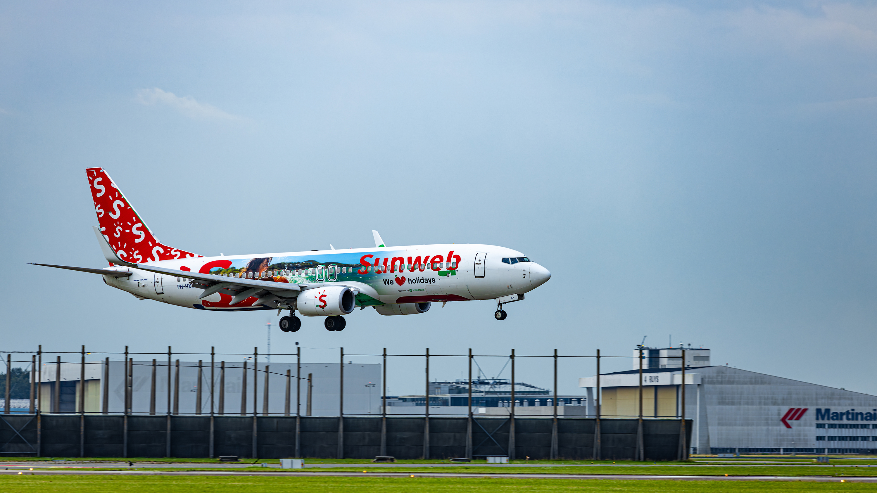 Sunweb Vliegtuig