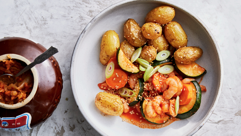 Kimchi Aardappeltjes