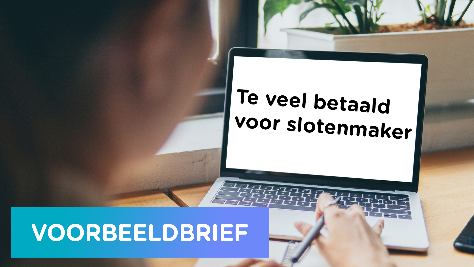 Slotenmaker Voorbeeldbrief