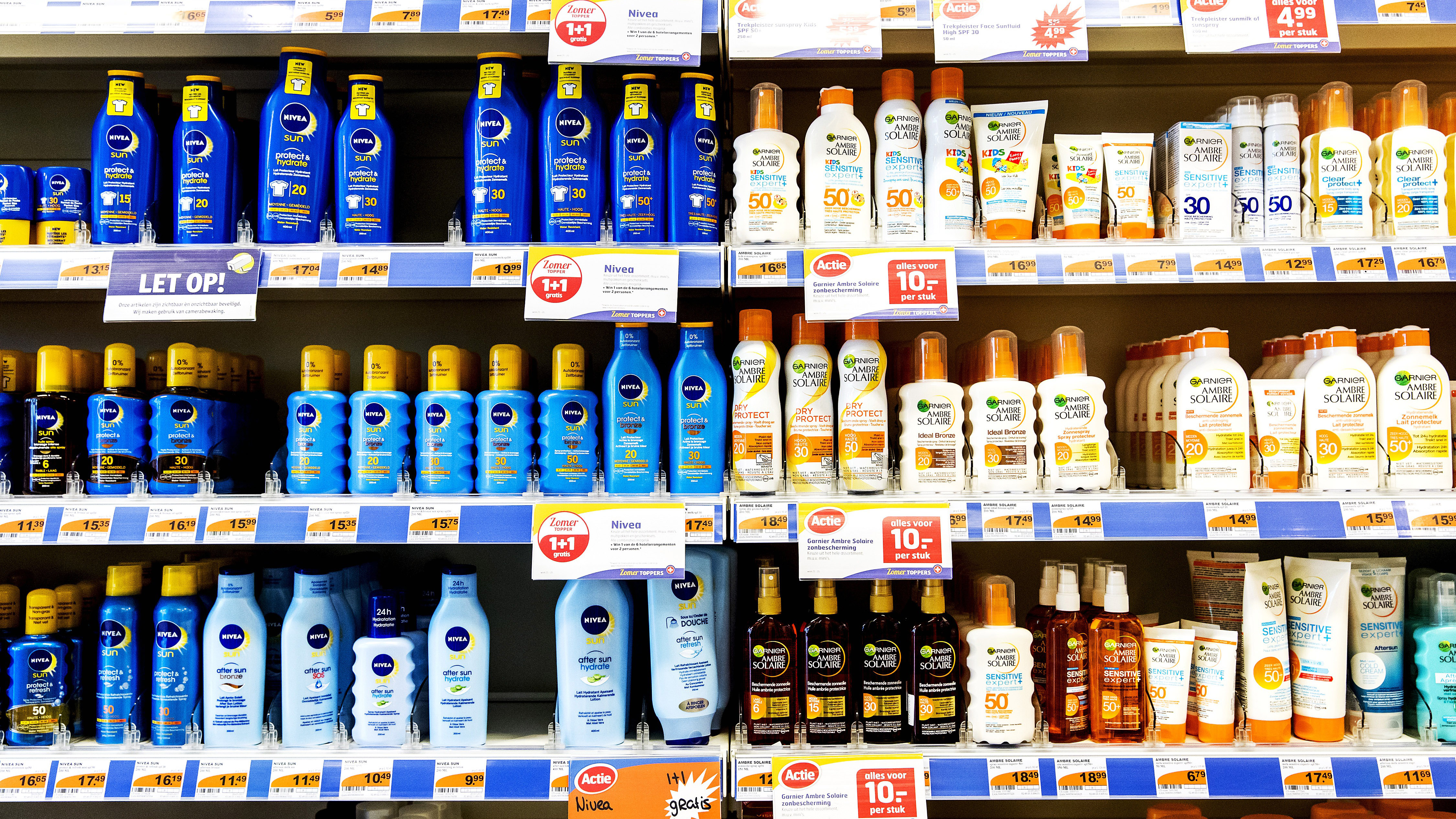 Zonnebrandcreme Duur