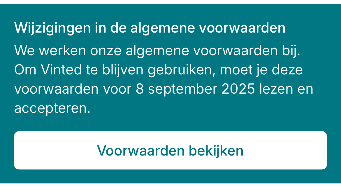 Vinted Voorwaarden Vinted Voorwaarden